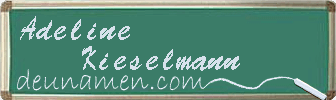 Adeline Kieselmann Visitenkarte